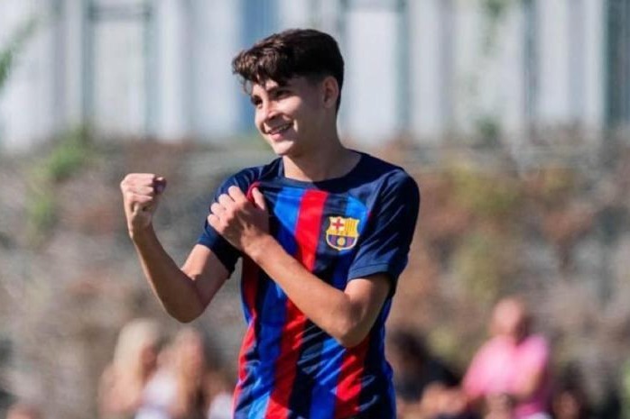 بازیکن 15 ساله بارسلونا که نظر گریزمان را جلب کرد