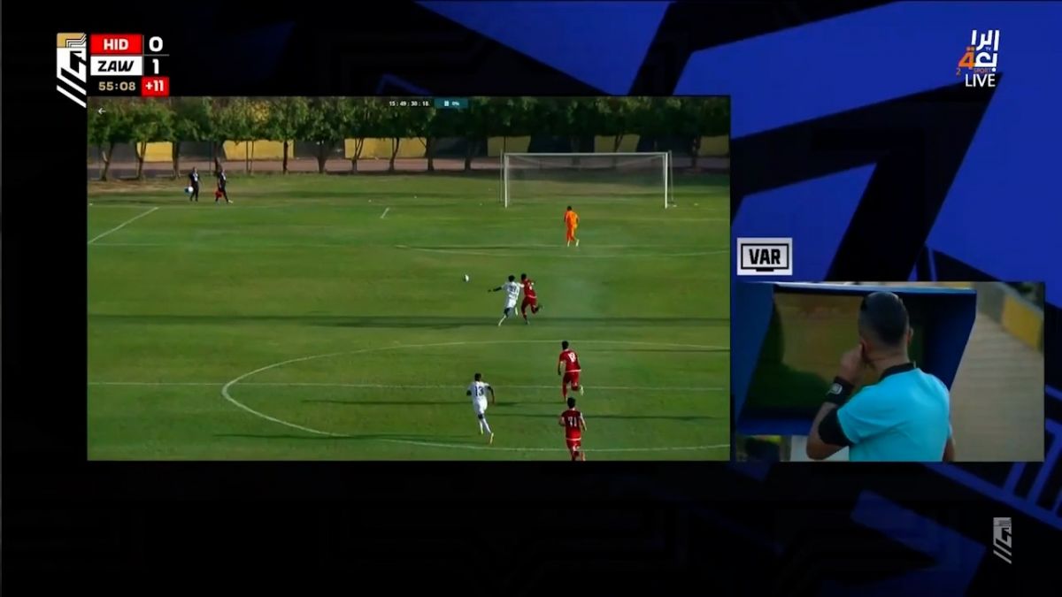 استفاده از VAR (کمک داور ویدویی) در لیگ فوتبال عراق