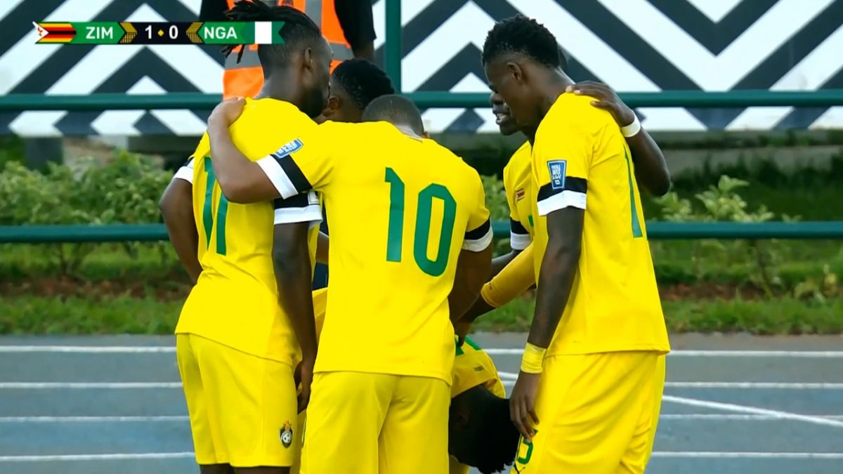 سوپرگل فوق العاده والتر موسونا برای زیمباوه مقابل نیجریه در مقدماتی جام جهانی قاره آفریقا