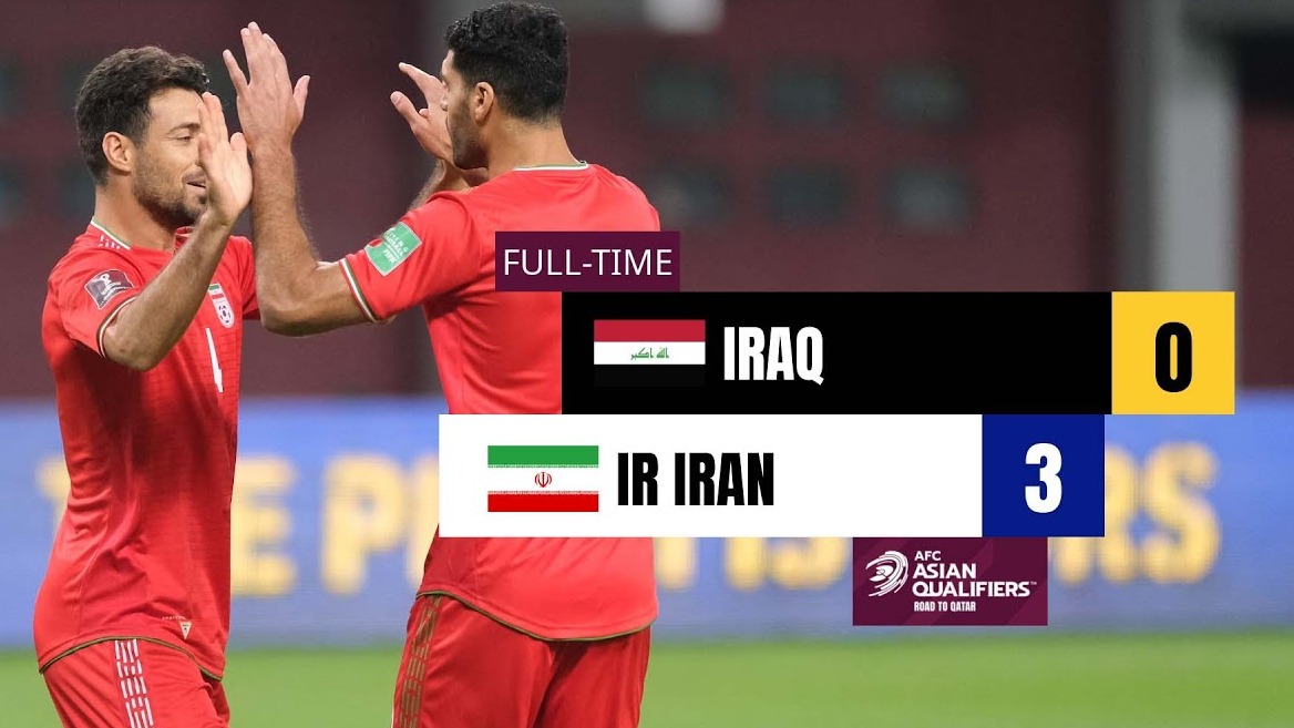 بازی کامل تیم ملی عراق 0-3 تیم ملی ایران (مقدماتی جام جهانی 2022)