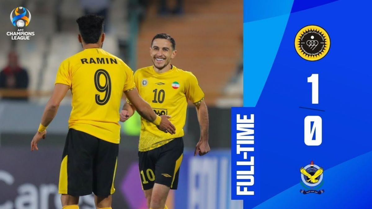 خلاصه بازی سپاهان 1-0 نیروی هوایی عراق