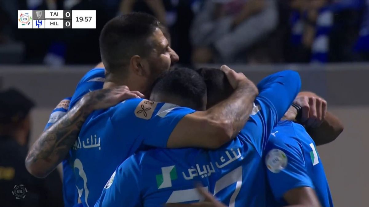 گل اول الهلال به الطائی (سالم الدوساری)