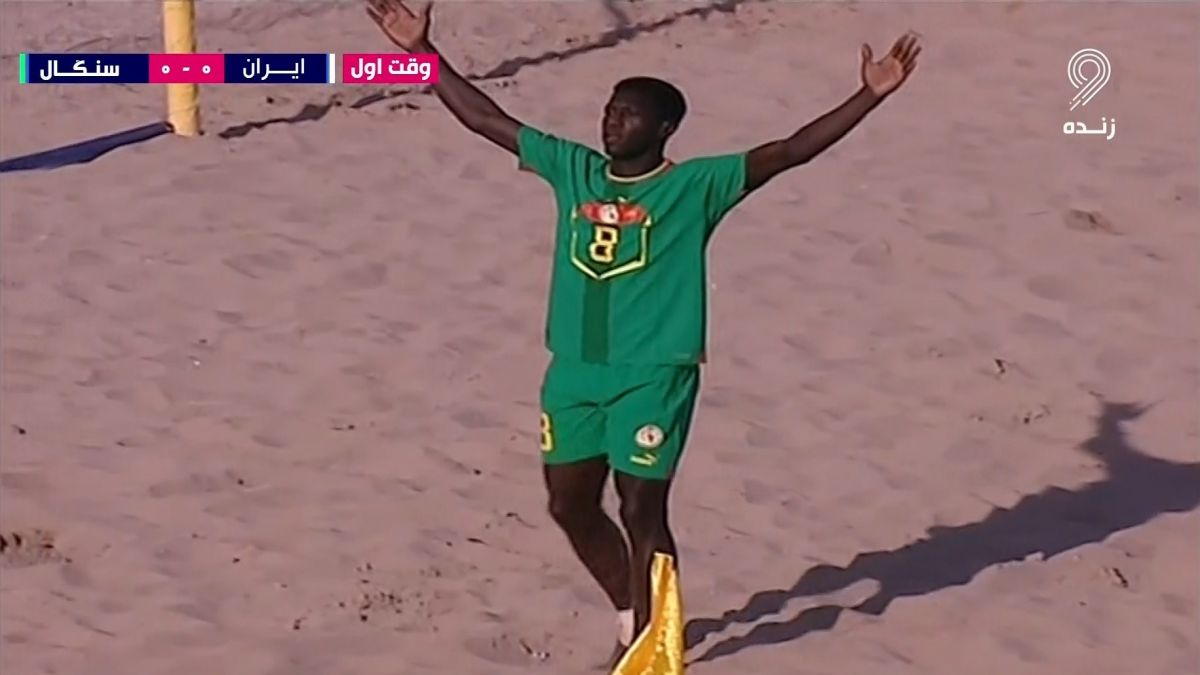 گلهای بازی فوتبال ساحلی دوستانه ایران 2-3 سنگال