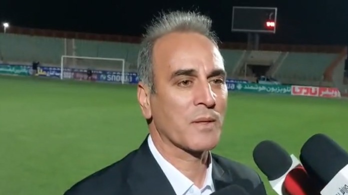 اختصاصی/ مصاحبه حسین باجیوند رئیس هیات فوتبال قزوین در پایان بازی شمس آذر و سپاهان