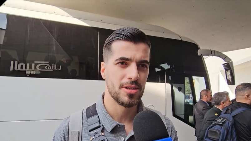 مصاحبه بازیکنان تیم ملی ایران پس از ورود به کیش