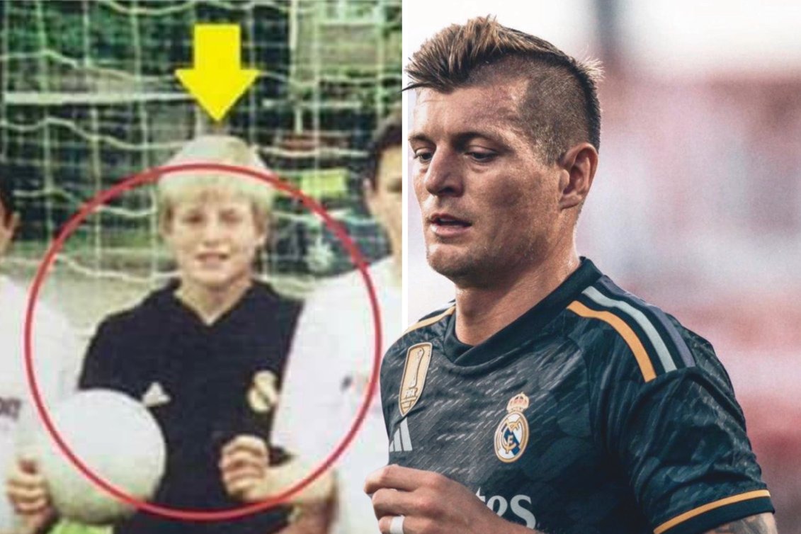 ستاره آلمانی و پوشیدن پیراهن رئال مادرید از کودکی (عکس)