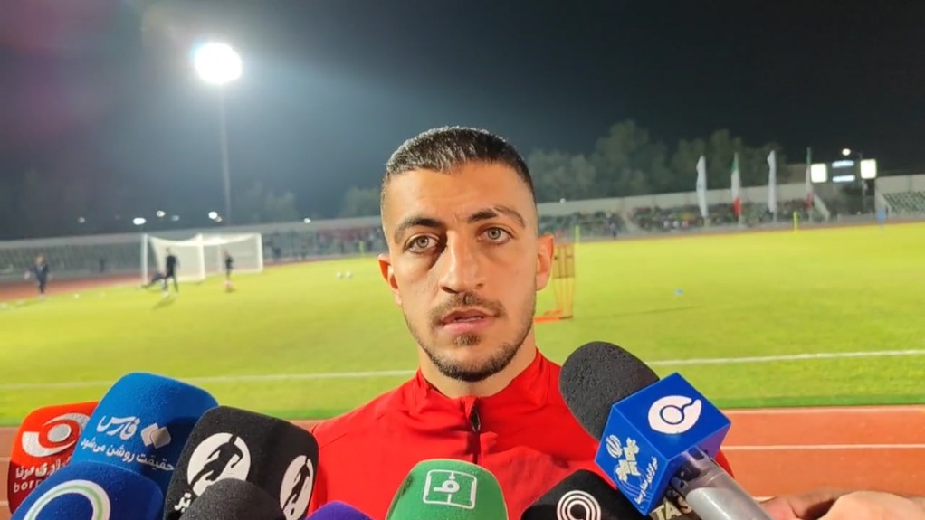اختصاصی/ مصاحبه با مجید حسینی در حاشیه تمرین تیم ملی ایران در کیش