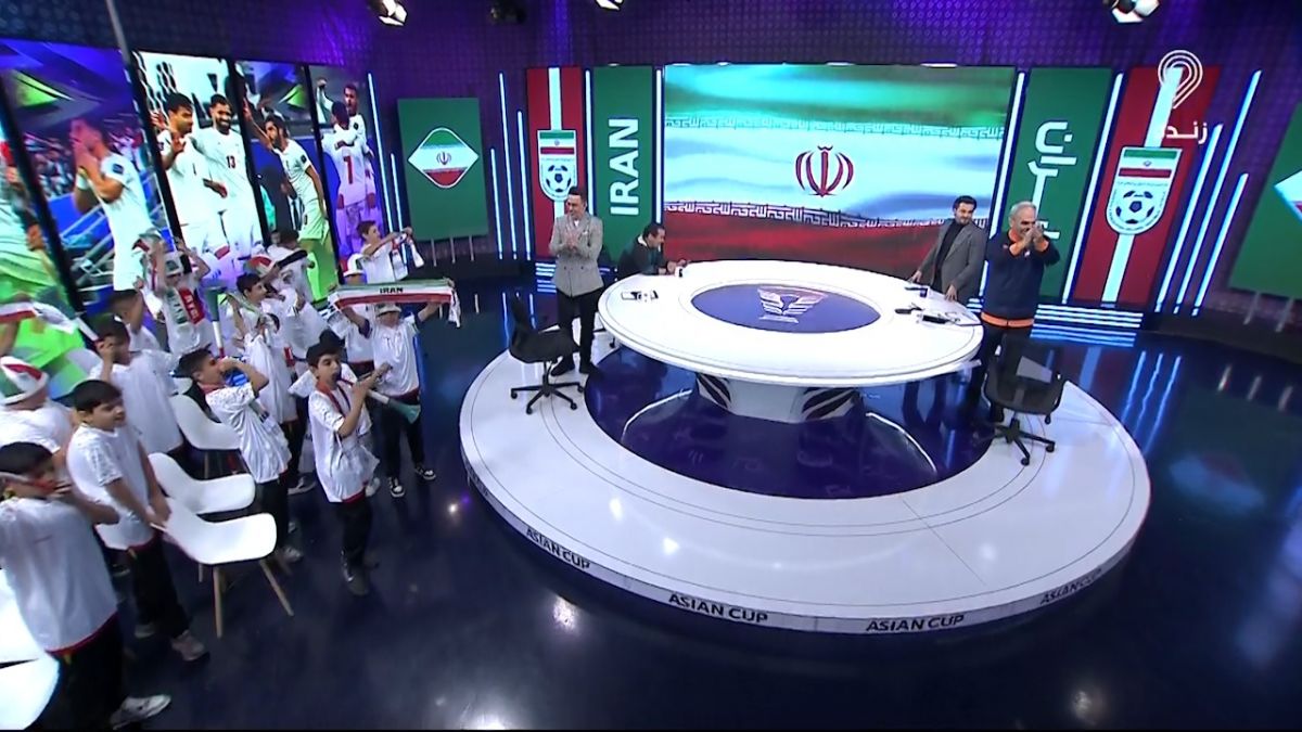 جام آسیا 2023/ لحظه گل دوم ایران و سوت پایان بازی با خداداد عزیزی و جواد خیابانی