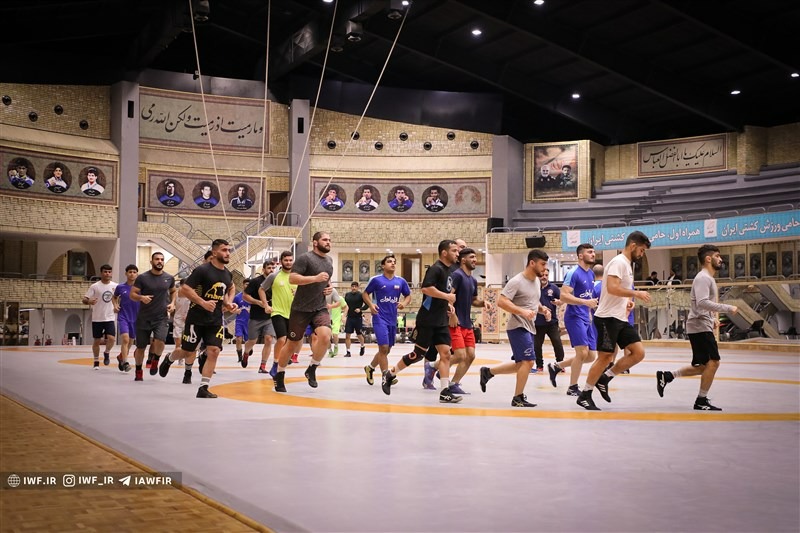 گزارش تصویری/ تمرین تیم ملی کشتی آزاد بزرگسالان، شنبه 14 بهمن