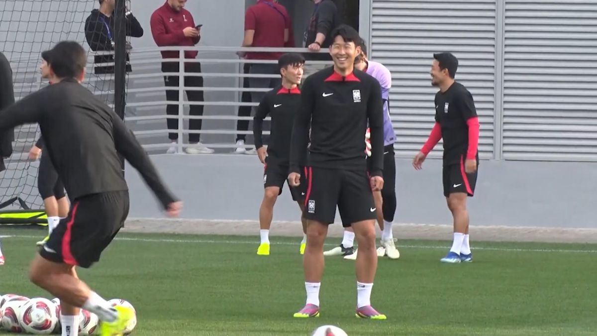 تمرینات تیم ملی کره جنوبی برای تقابل با اردن زیر نظر کلینزمن