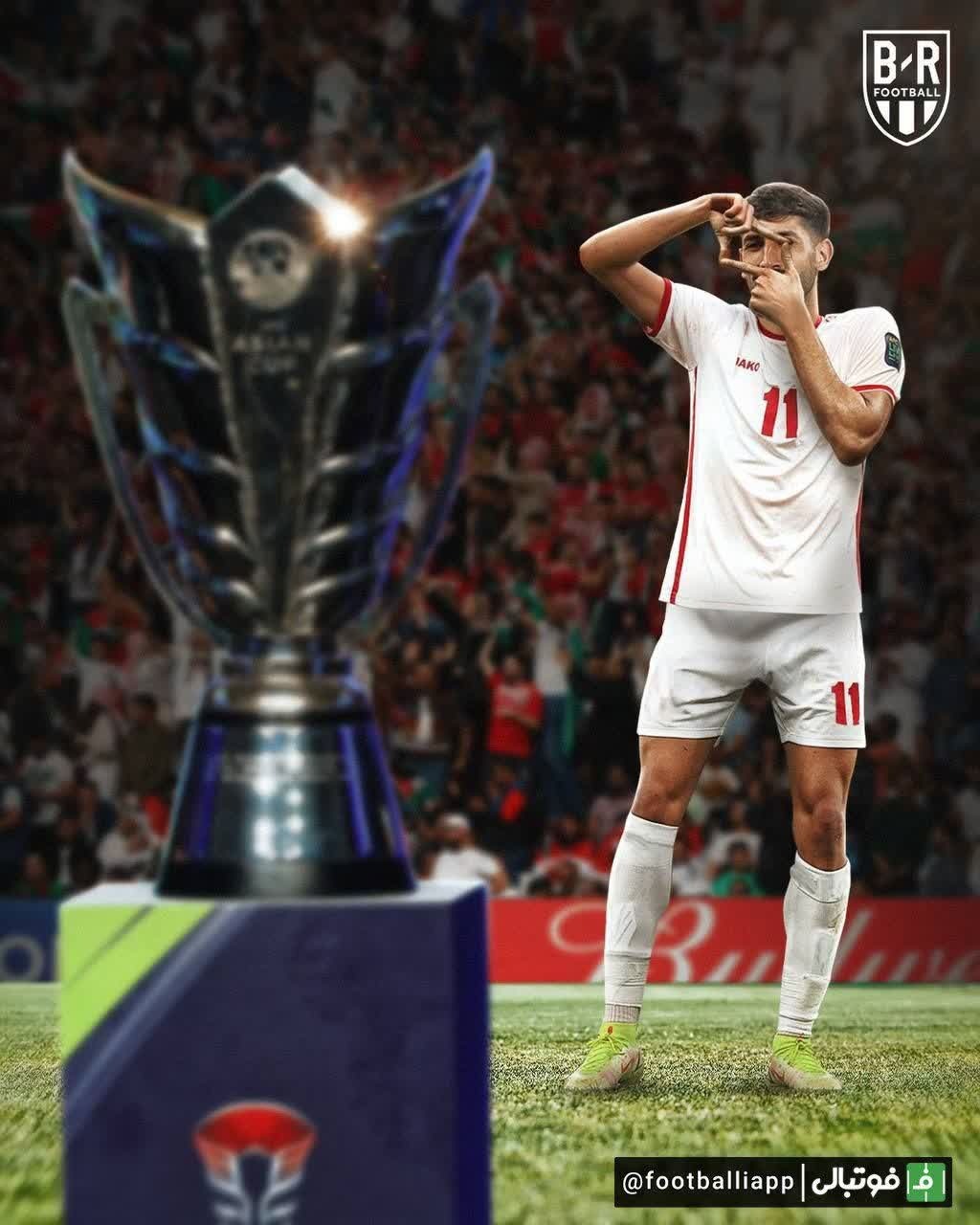 طرح بلیچر ریپورت برای اردن به بهانه رسیدن به فینال رقابت جام ملت‌های آسیا