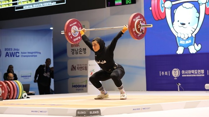 وزنه برداری قهرمانی آسیا| بانوان ایران نهم و دهم شدند