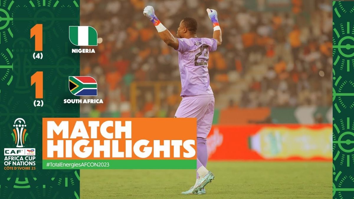 خلاصه بازی نیجریه 1-1 آفریقای جنوبی (پنالتی 4-2)