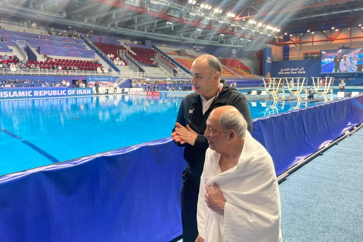 اسطوره 99 ساله شیرجه ایران بعنوان سفیر ورزش فدراسیون ورزش‌های آبی جهان انتخاب شد