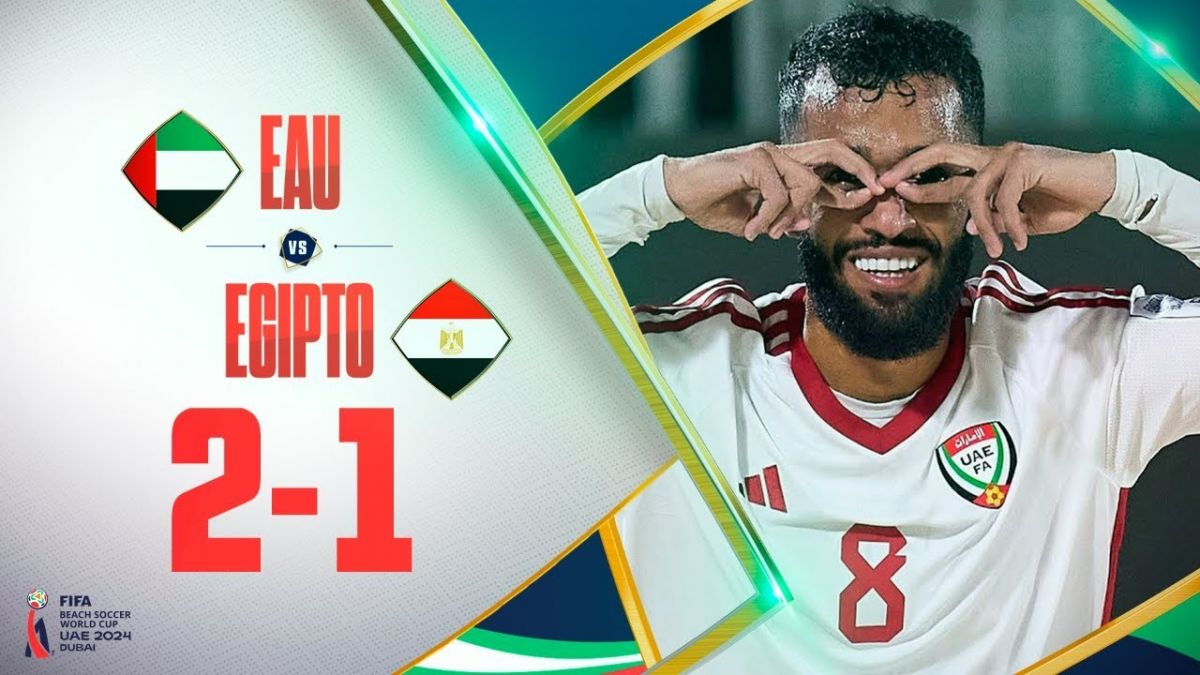 خلاصه بازی امارات 2-1 مصر (جام جهانی فوتبال ساحلی 2024)