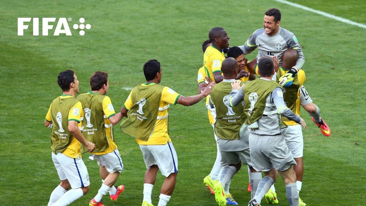 ضربات کامل پنالتی برزیل و شیلی (1/8 نهایی جام جهانی 2014)
