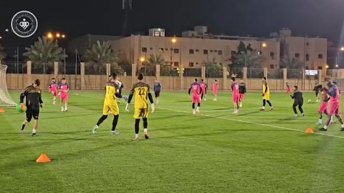 آغاز اولین جلسه تمرین سپاهان در عربستان در ورزشگاه فیصل بن فهد ریاض