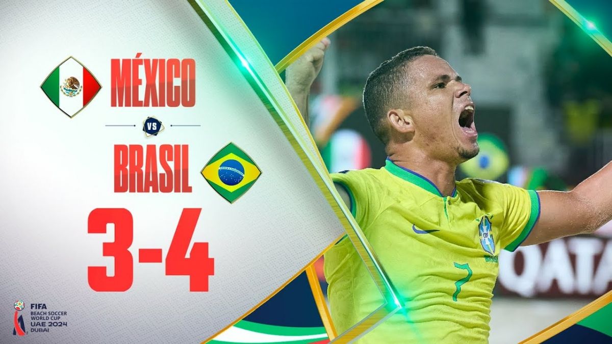 خلاصه بازی فوتبال ساحلی مکزیک 3-4 برزیل