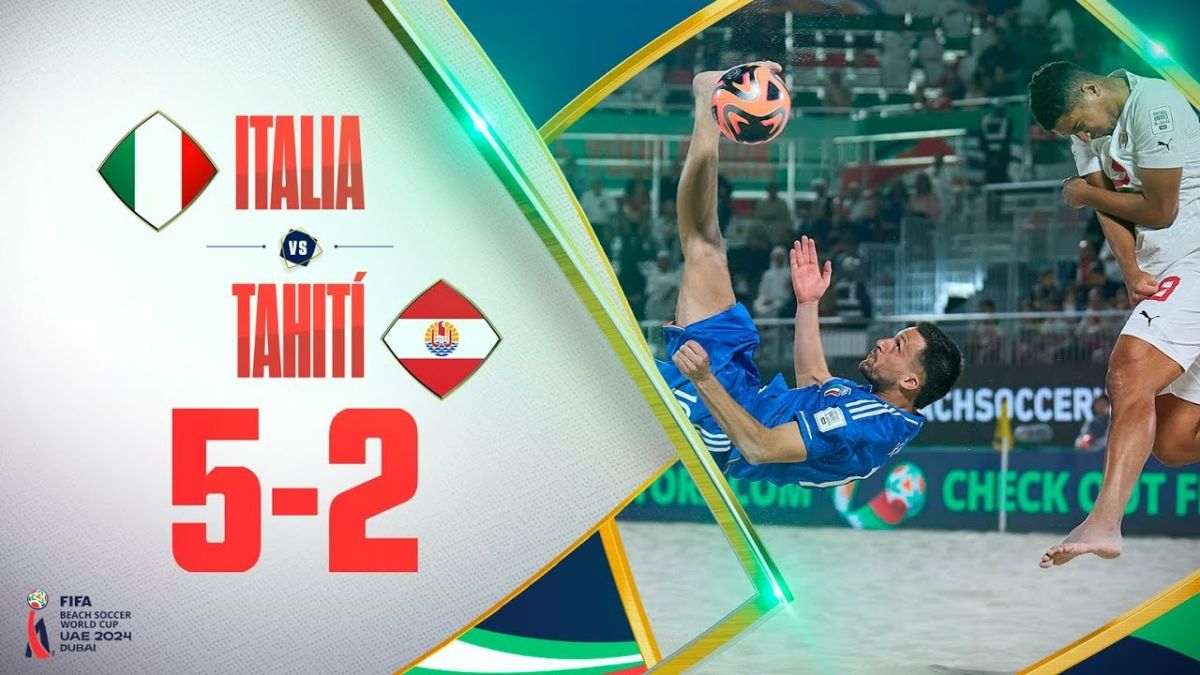 خلاصه بازی ساحلی تاهیتی 2-5 ایتالیا