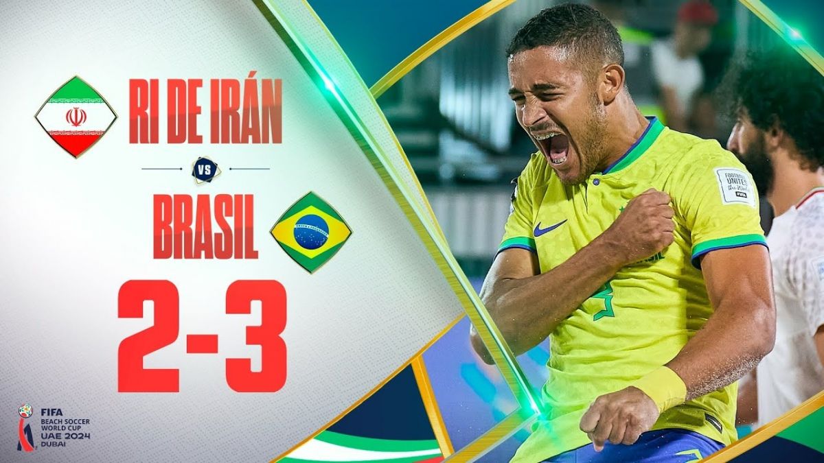 خلاصه بازی ایران 2-3 برزیل (جام جهانی فوتبال ساحلی 2024)