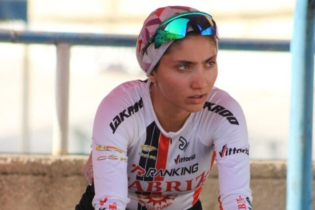 دختر دوچرخه‌سوار ایران دچار سوختگی شد