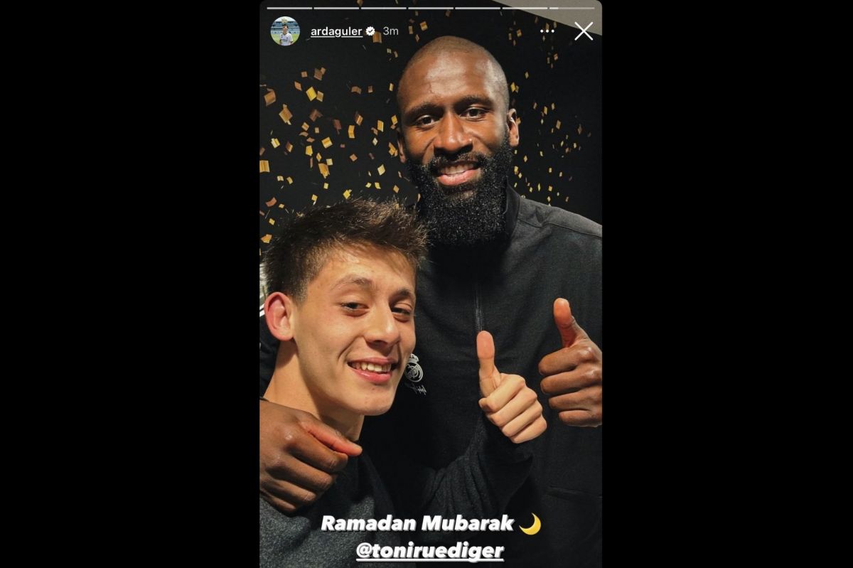 عکس؛ تبریک شروع ماه رمضان توسط دو بازیکن مسلمان رئال مادرید