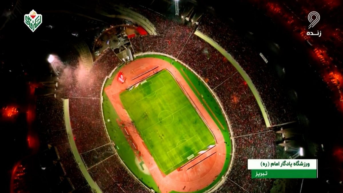 جو فوق العاده ورزشگاه یادگار امام (ره) در بازی تراکتور - سپاهان