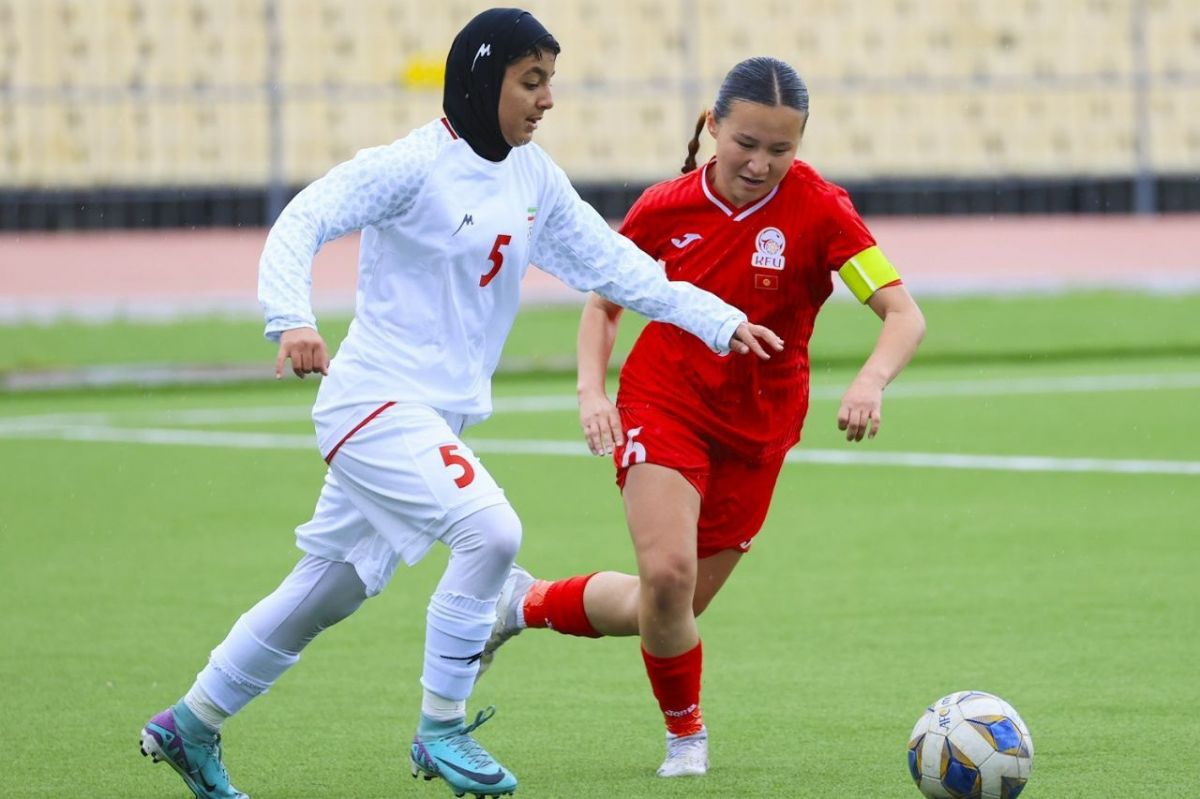 گزارش تصویری/ دیدار تیمهای ملی دختران زیر ۱۸ سال ایران و قرقیزستان