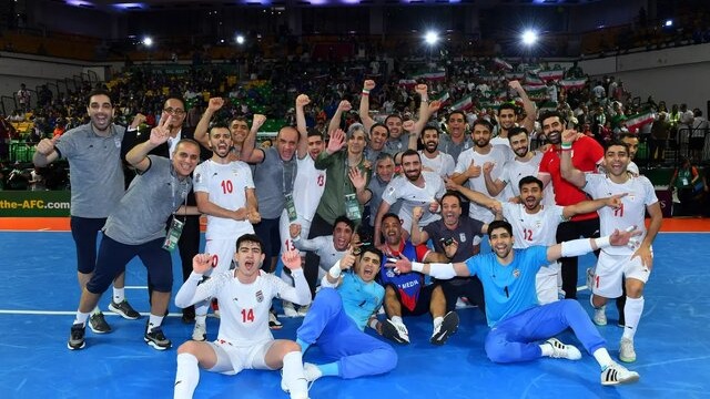 بازتاب قهرمانی ایران در فوتسال آسیا در سایت فیفا و AFC
