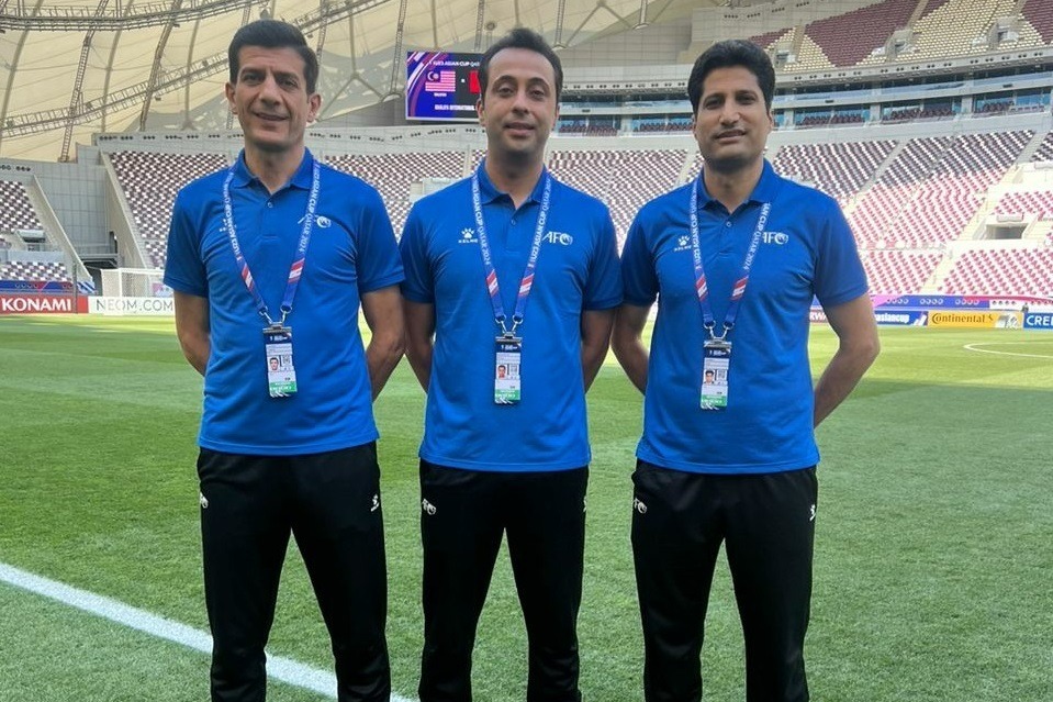 قضاوت تیم داوری ایران در فینال جام ملت‌های زیر 23 سال آسیا