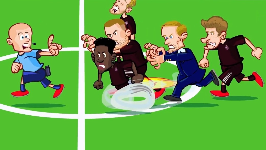 انیمیشن طنز بازی رئال مادرید ۲-۱ بایرن مونیخ