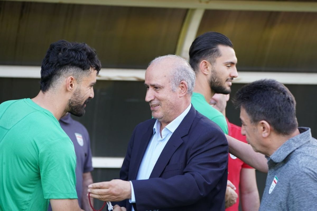 تمرین تیم ملی ایران بعد از بازگشت از هنگ‌کنگ