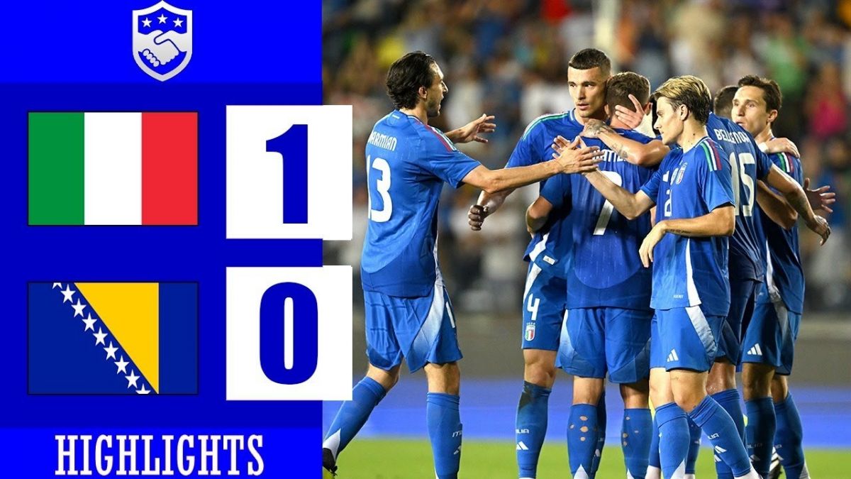 خلاصه بازی ایتالیا ۱-۰ بوسنی و هرزگوین