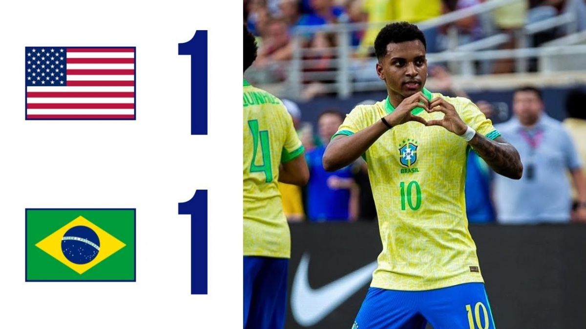 خلاصه بازی آمریکا 1-1 برزیل