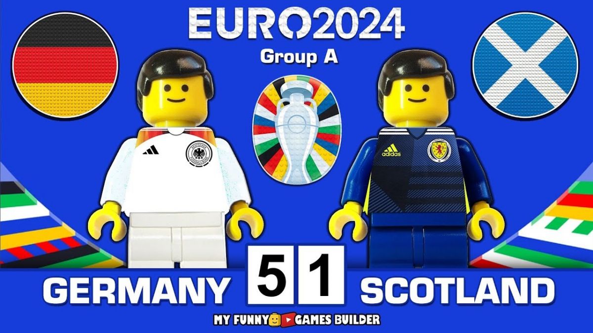 شبیه سازی بازی آلمان 5-1 اسکاتلند با عروسک لگو