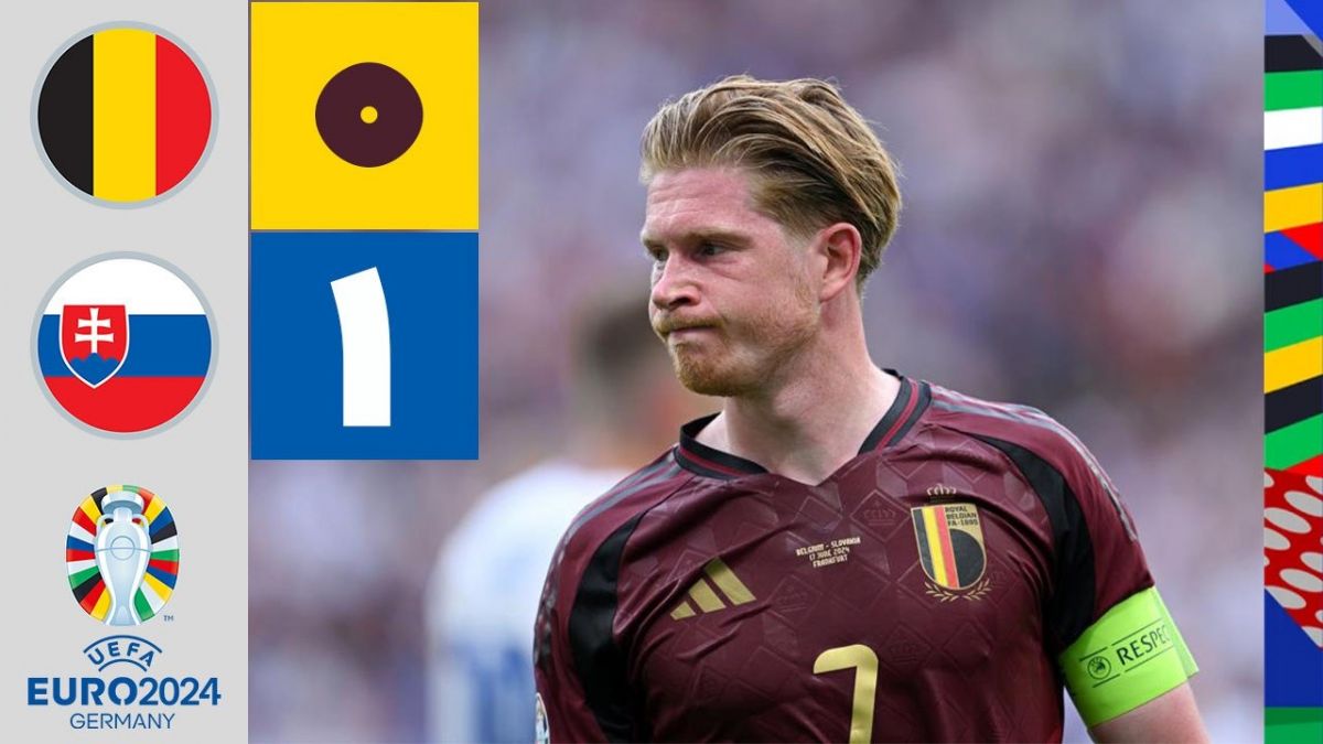 خلاصه بازی بلژیک 0-1 اسلواکی