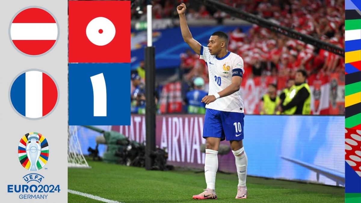 خلاصه بازی اتریش ۰-۱ فرانسه
