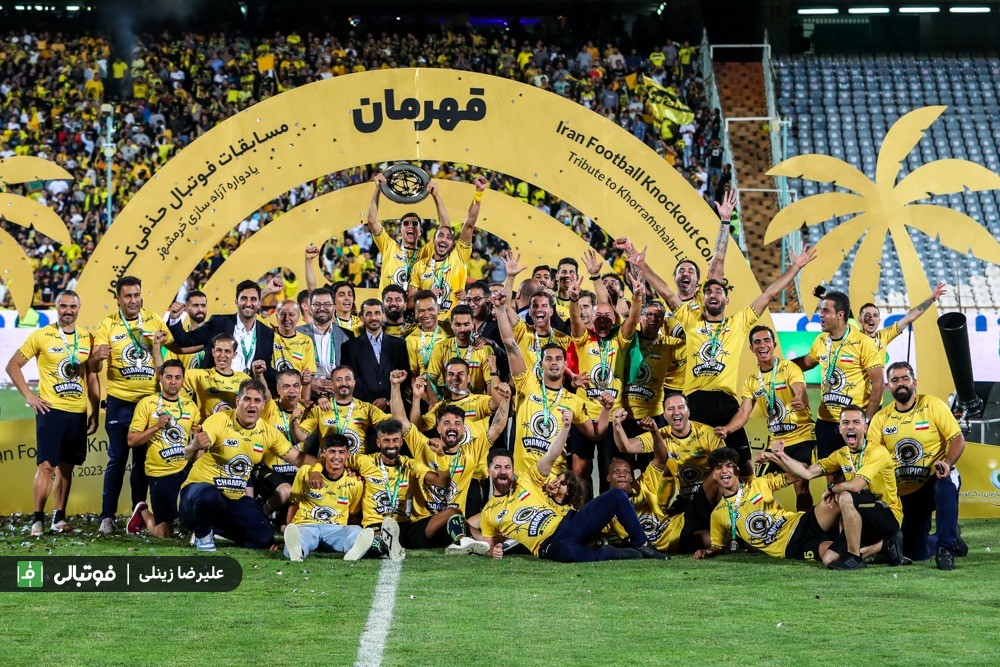 گزارش تصویری اختصاصی/ جشن قهرمانی سپاهان پس از پیروزی در فینال جام حذفی، ۳۱ خرداد ۱۴۰۳