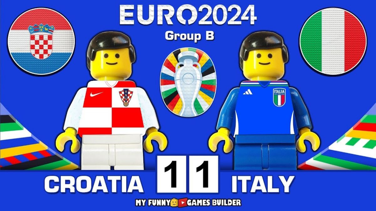 شبیه سازی گلهای بازی کرواسی 1-1 ایتالیا با عروسک لگو