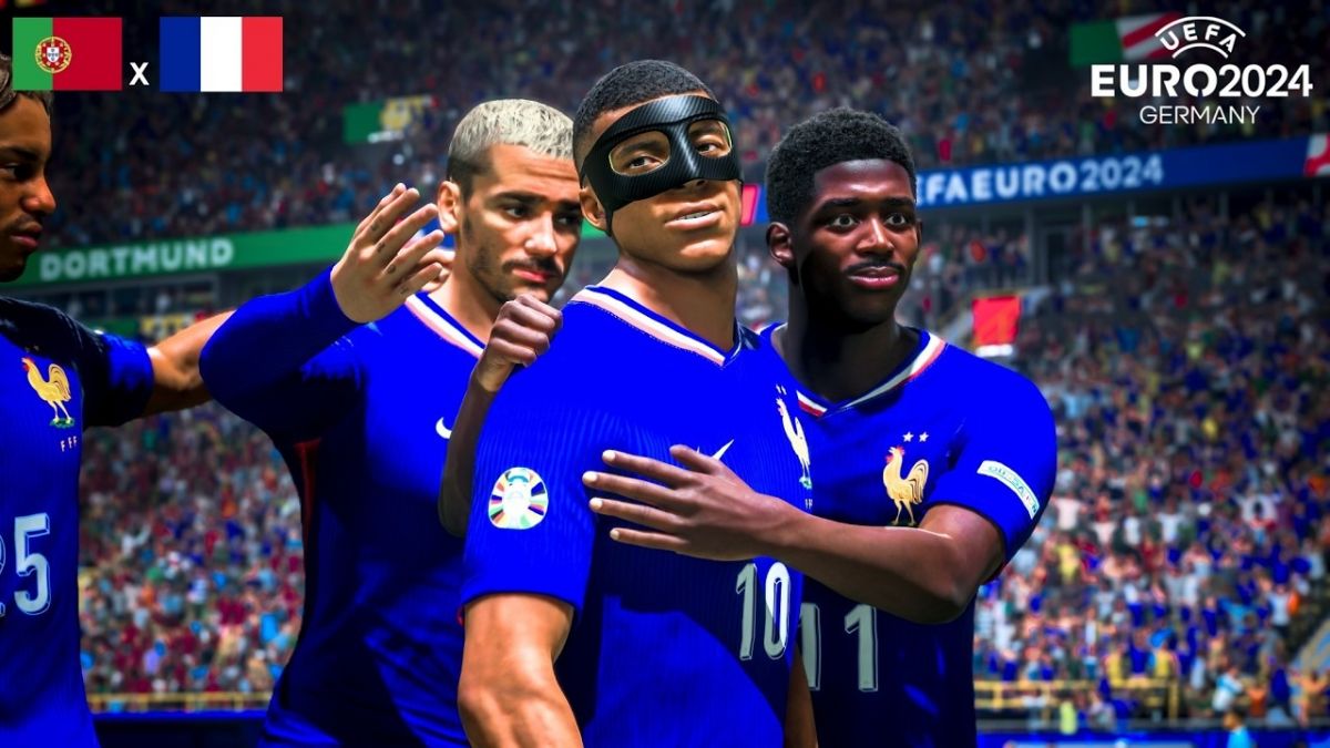 شبیه سازی دیدار پرتغال و فرانسه در بازی EA Sports FC 24
