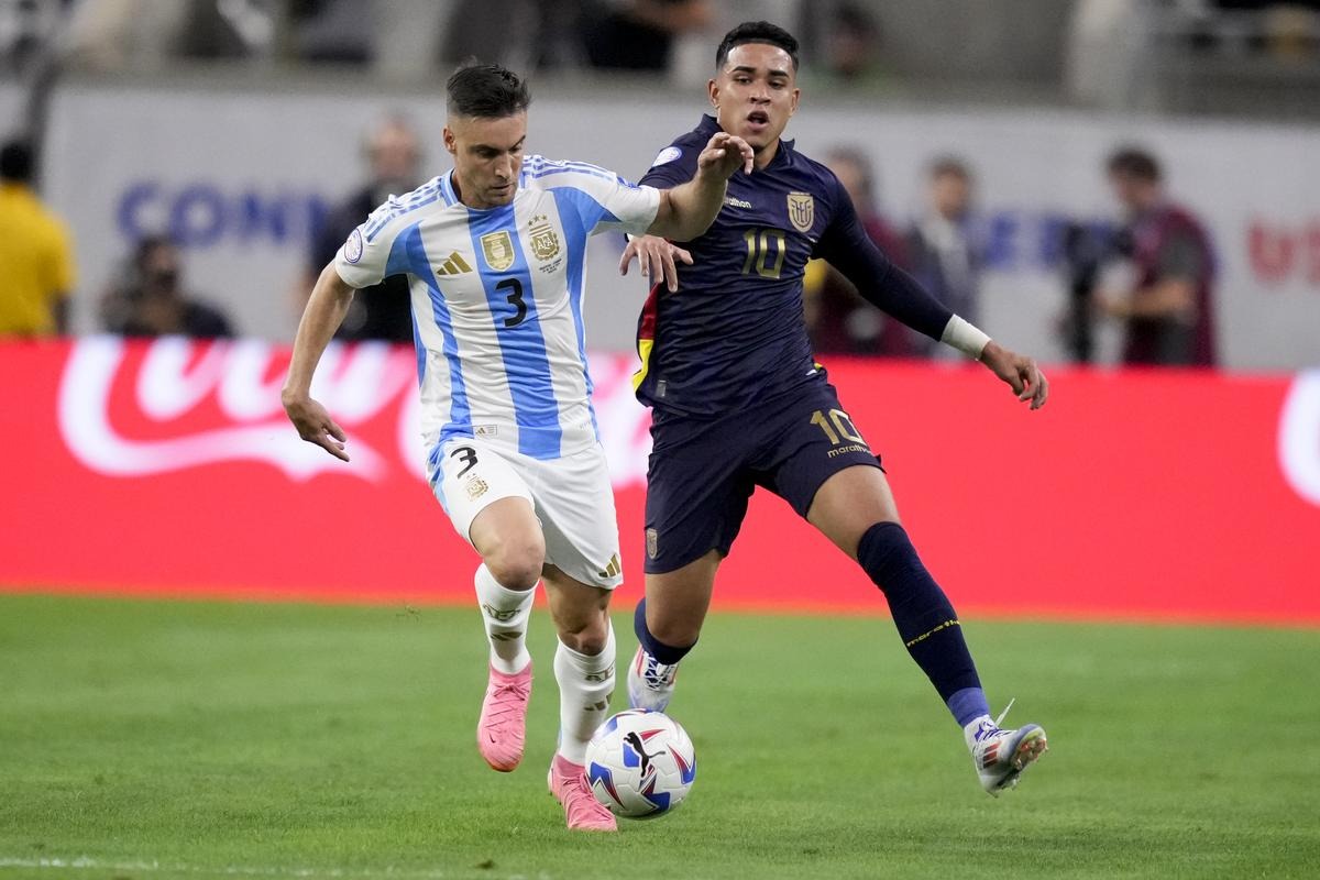 گزارش تصویری/ آرژانتین 1(4) - اکوادور 1(2) (مرحله یک چهارم نهایی کوپا آمریکا)