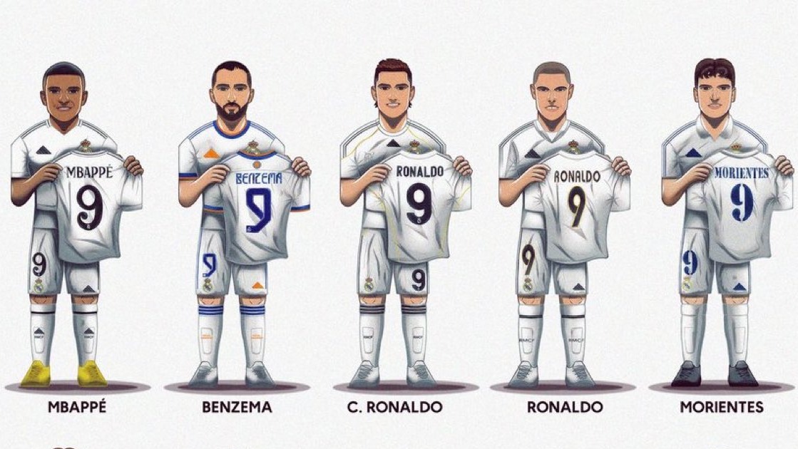 طرح؛ ستاره‌هایی که پیراهن شماره 9 رئال مادرید را پوشیده‌اند