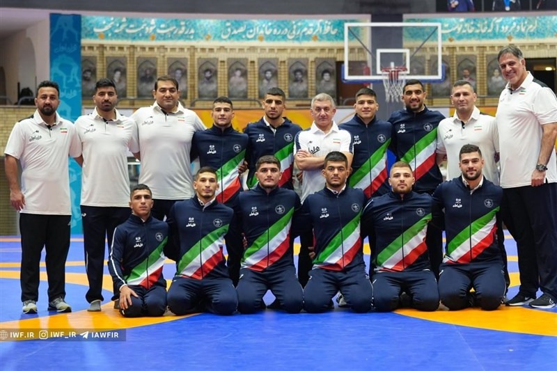 قهرمانی تیم کشتی آزاد جوانان ایران در مسابقات آسیایی