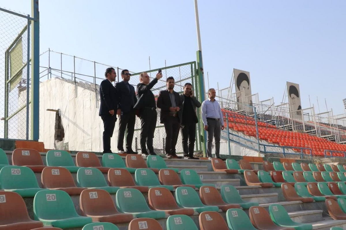 بازدید میرشاد ماجدی از ورزشگاه شهدای شهر قدس