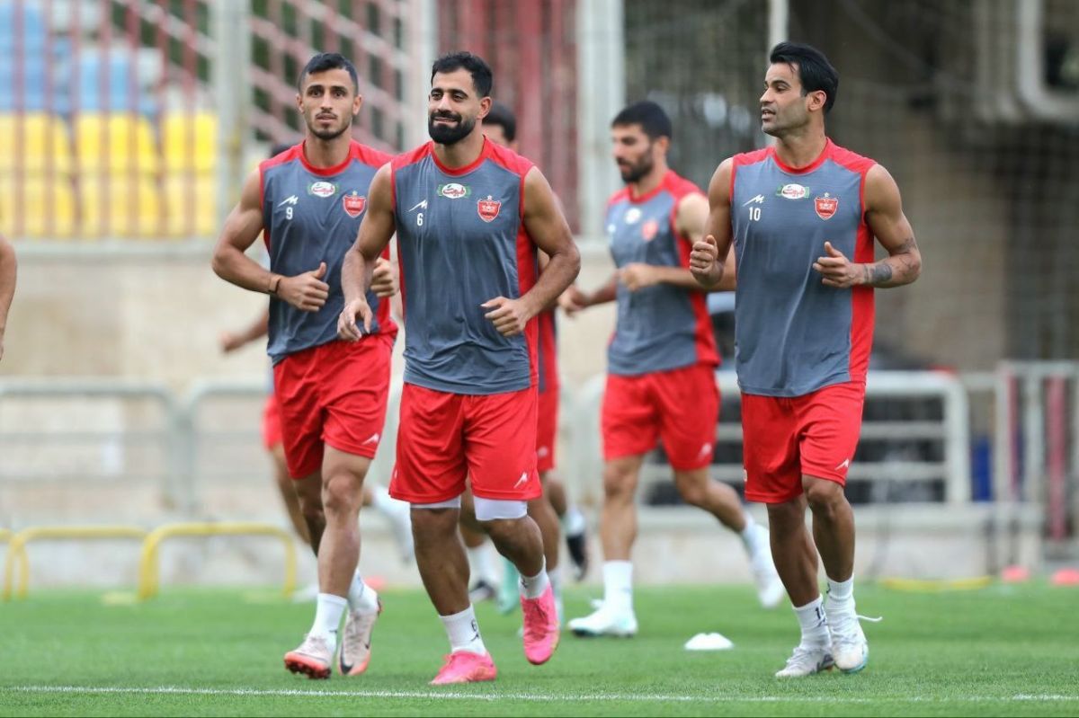 پرسپولیسی‌ها تمرین کردند و به هتل رفتند