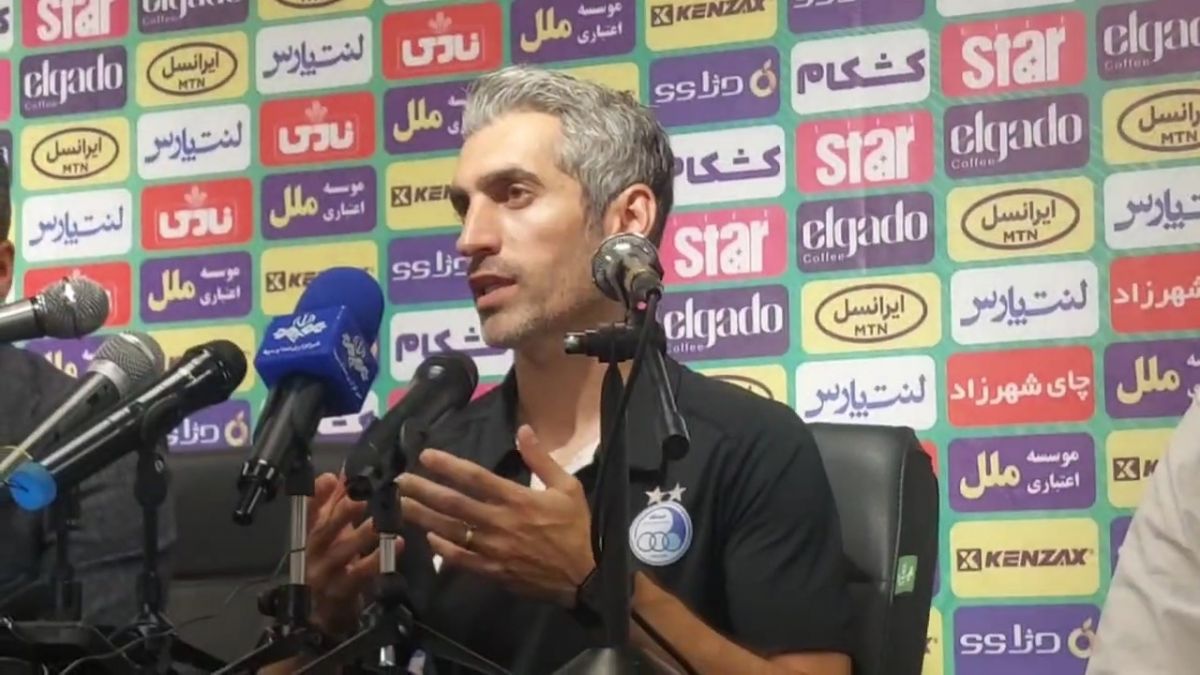 کنفرانس خبری مجتبی جباری سرمربی استقلال پس از برتری مقابل پیکان