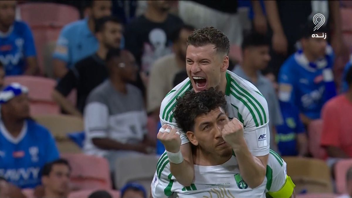 گل اول الاهلی عربستان به الهلال (فیرمینو)