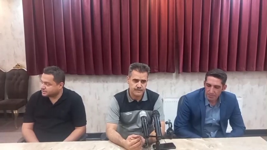 کنفرانس خبری پورموسوی سرمربی مس رفسنجان پیش از تقابل با پرسپولیس