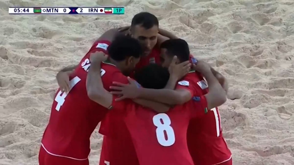 خلاصه بازی تیم ملی فوتبال ساحلی ایران 5-4 موریتانی