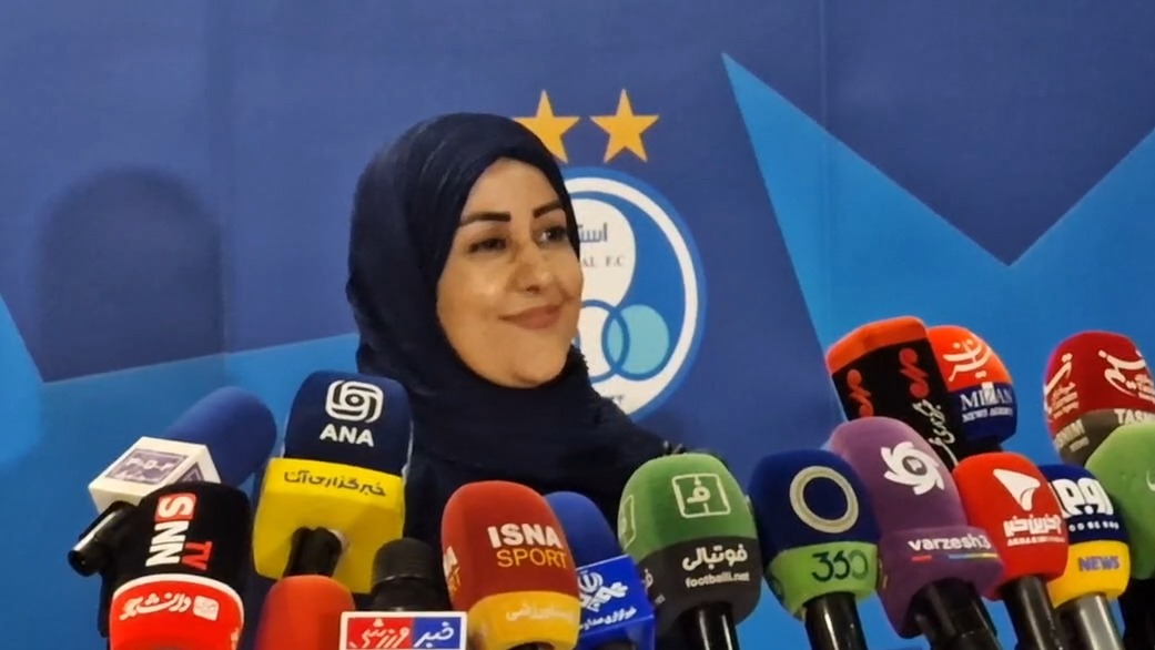 کری ساعده سیما سخنگوی باشگاه استقلال برای پرسپولیس